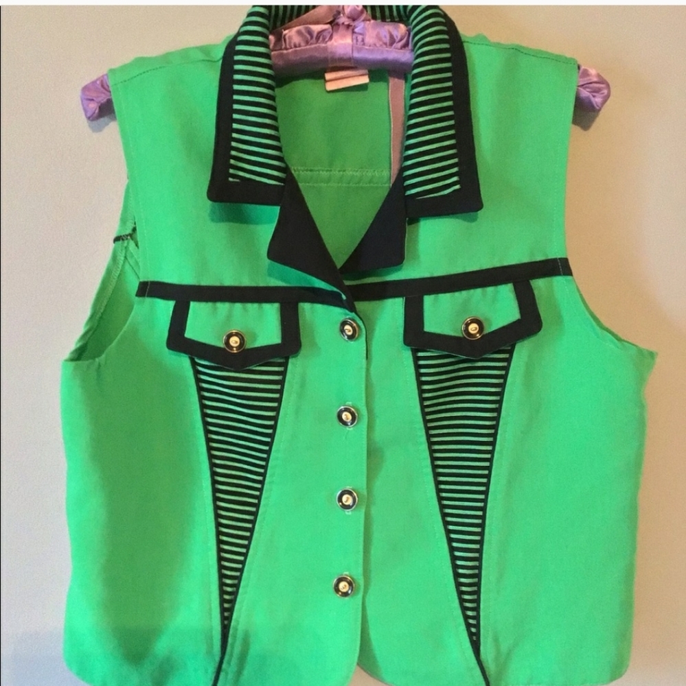 City girl vintage vest punk metal